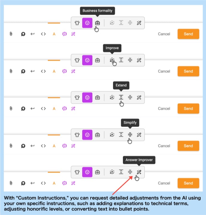 Versatile Text Optimization Options